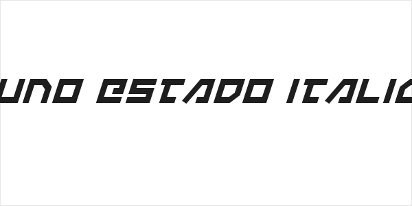 Uno Estado Italic Logo