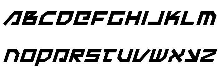 Uno Estado Italic Font LOWERCASE