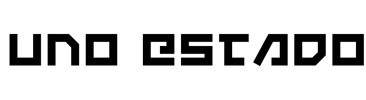 Uno Estado  font caratteri gratis