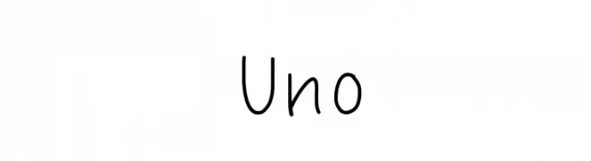 Uno  Frei Schriftart Herunterladen
