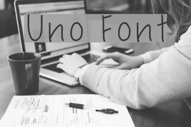 Uno Font examples