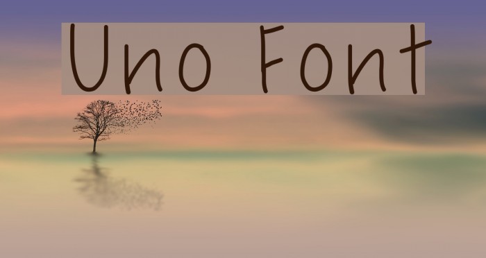 Uno Font examples