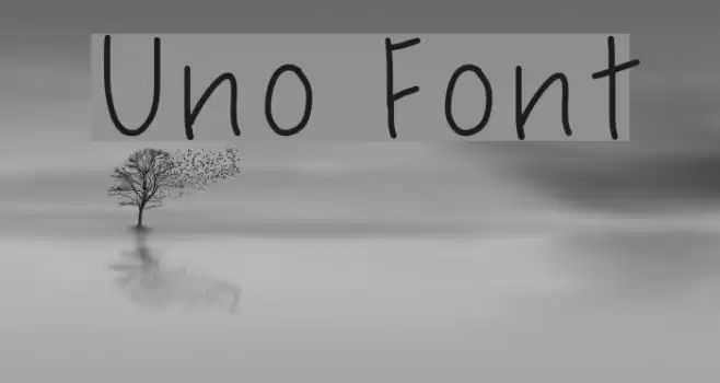 Uno Font examples