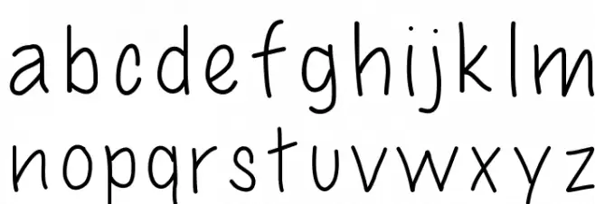Uno Schriftart Kleinbuchstaben