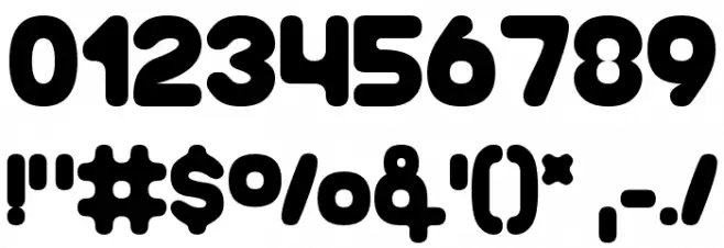 Unocide Font OTHER CHARS