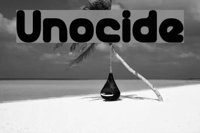 Unocide Font examples
