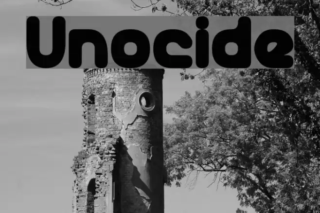 Unocide Font examples