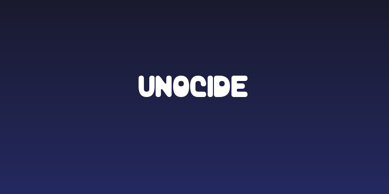 Unocide Social Header