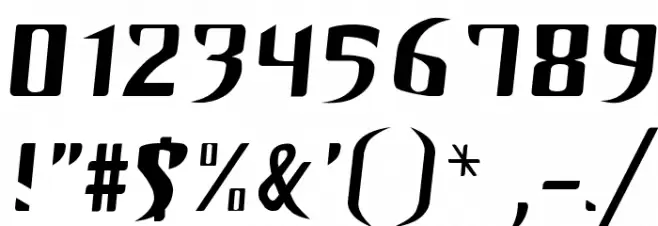 Unofficial BoP Font Font OTHER CHARS