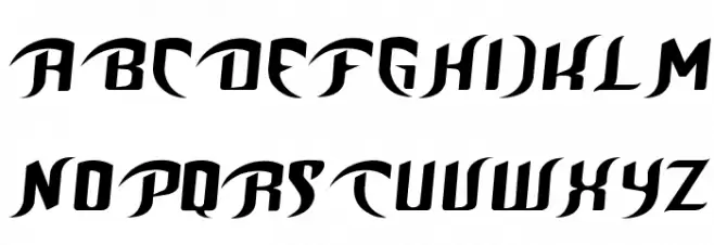 Unofficial BoP Font फ़ॉन्ट अपरकेस