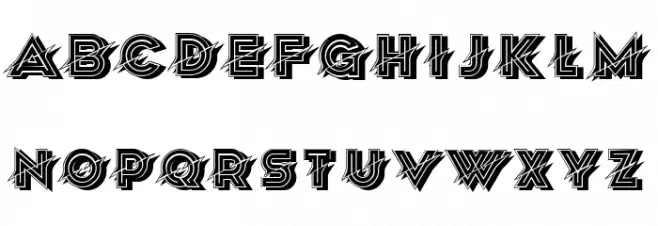 Unordentlich Filled Regular Font OTHER CHARS