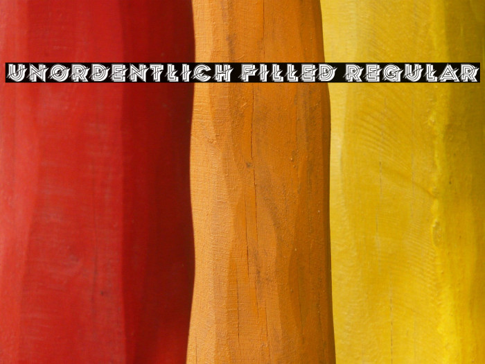 Unordentlich Filled Regular Example 3