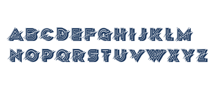 Unordentlich Filled Regular Lowercase