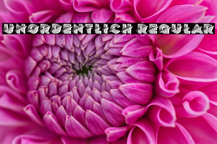 Unordentlich Regular Example 3