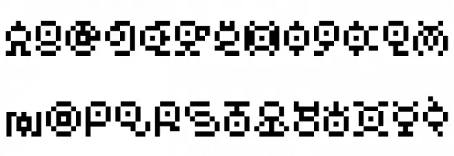 Unown GB Regular Fonte MAIÚSCULAS