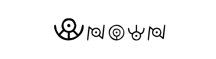 Unown  لخطوط تنزيل