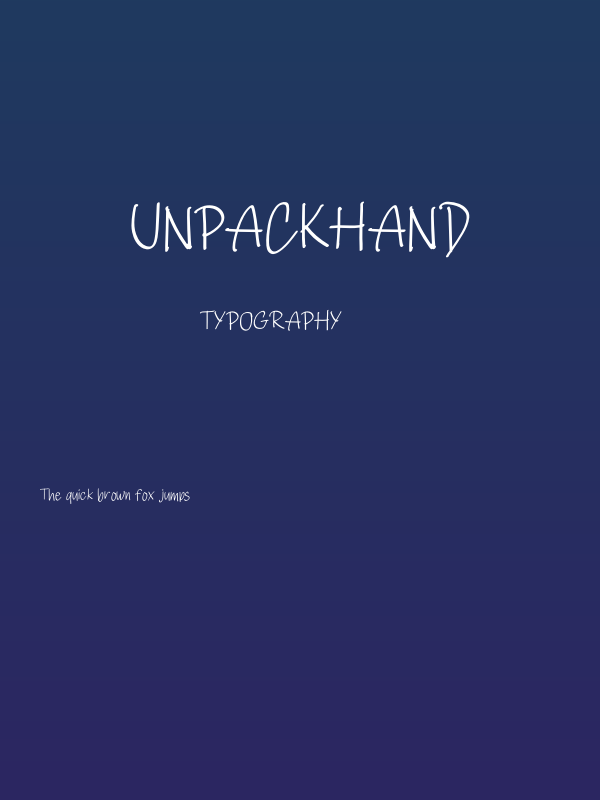 Unpackhand Poster