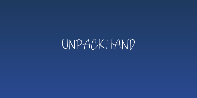 Unpackhand Social Header