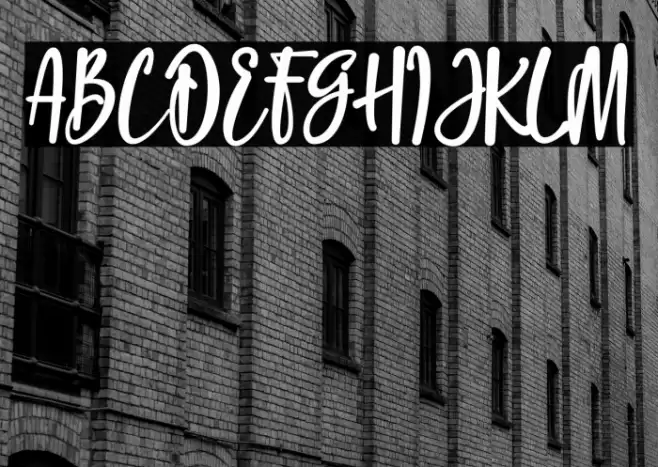 Unpossed Font examples