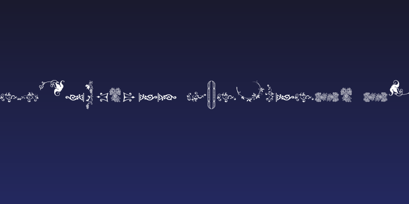 Unpublished Ornaments Two Social Header