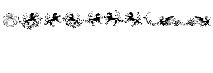 Unpublished Ornaments Schriftart Anderer Schreiben