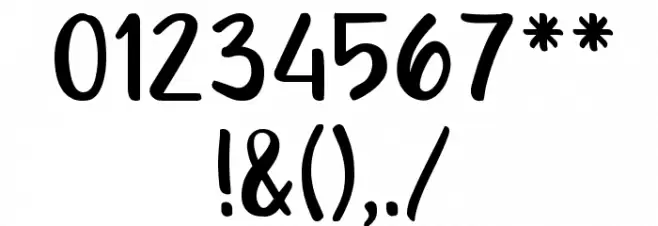 Unquestionify Font OTHER CHARS