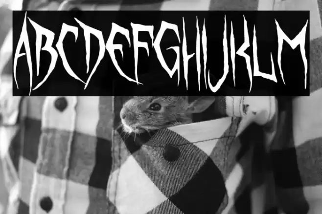 Unquiet Spirits(RUS BY LYAJKA) Font examples