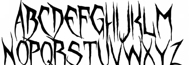 Unquiet Spirits Font LOWERCASE