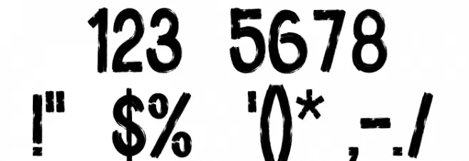 Unranked Font OTHER CHARS