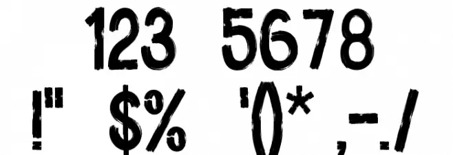 Unranked Font OTHER CHARS