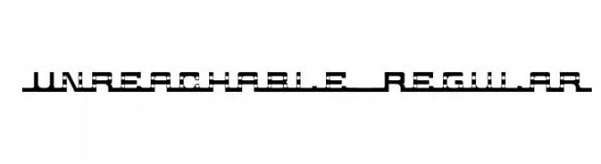Unreachable Regular  Fuentes Gratis Descargar