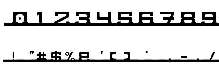 Unreachable Regular Font OTHER CHARS