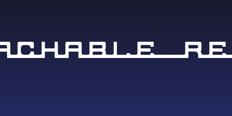 Unreachable Regular Social Header