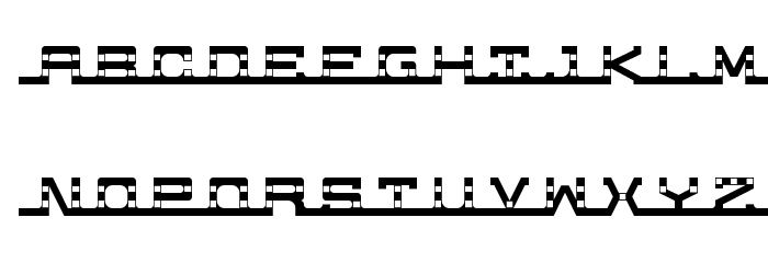 Unreachable Regular Font LOWERCASE