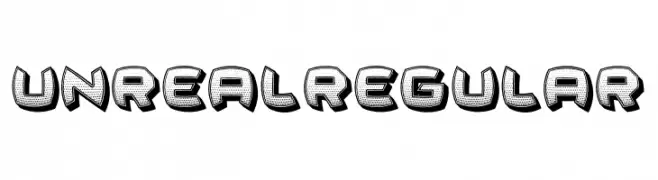 Unreal Regular  Frei Schriftart Herunterladen