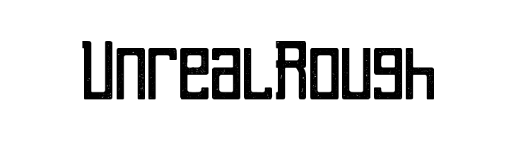 Unreal Rough  नि: शुल्क फ़ॉन्ट्स डाउनलोड