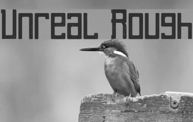 Unreal Rough Font examples