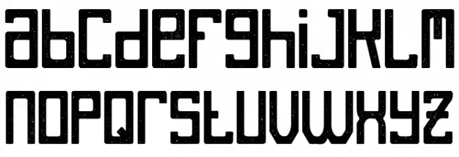 Unreal Rough フォント 小文字