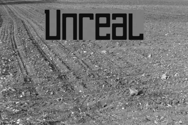 Unreal Font examples