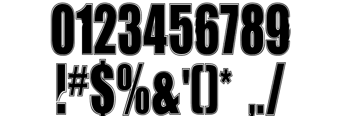 Unrealised Collegiate Font OTHER CHARS