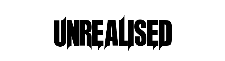 Unrealised  Frei Schriftart Herunterladen