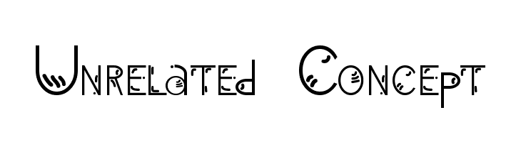 Unrelated Concept  les polices de caractères gratuit tlcharger