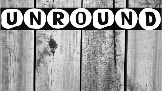 Unround Font examples