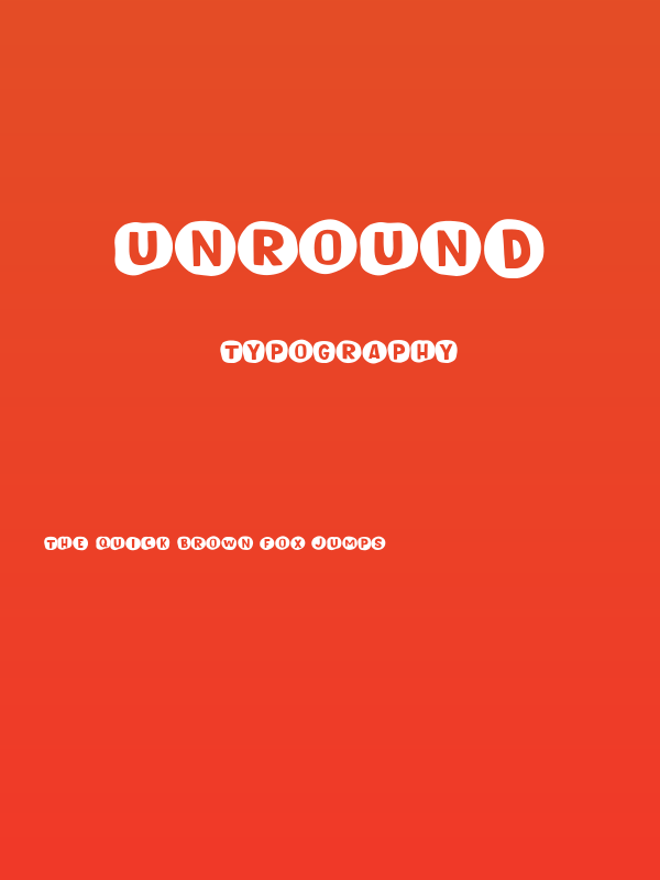 Unround Poster