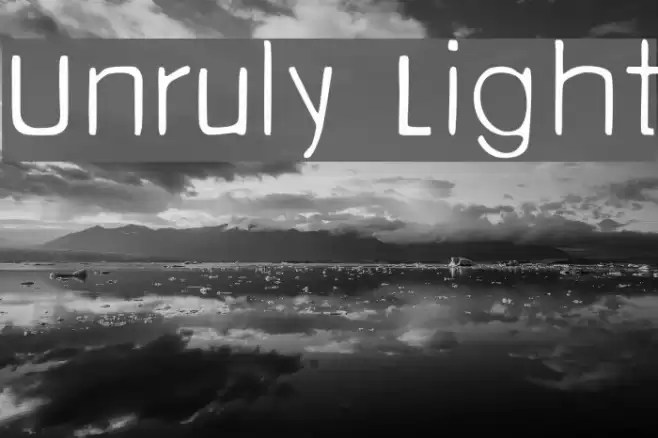 Unruly Light Font examples