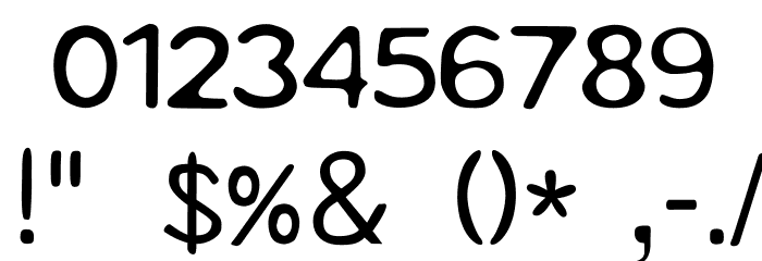 Unruly Font OTHER CHARS