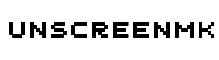 UnscreenMK  les polices de caractères gratuit tlcharger