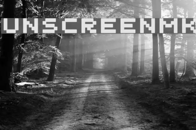 UnscreenMK Font examples