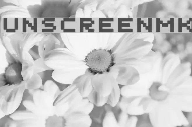UnscreenMK Font examples
