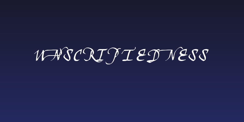 Unscriptedness Social Header
